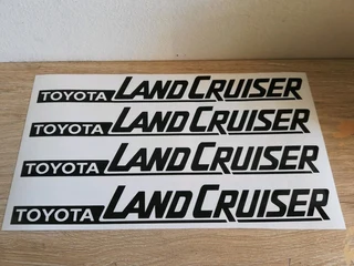 70th Anniversary Toyota Land Cruiser badges emblems