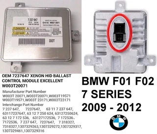BMW 7 Series F01 Xenon ballast module