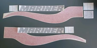 Mariner 90 outboard motor stickers decals sets