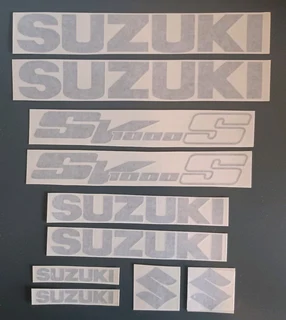 Suzuki SV 650 / 650S decals sticker sets