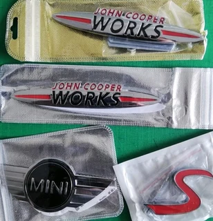 JCW Mini wheel centre caps stickers