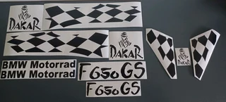2001 BMW F650 GS decals stickers set