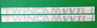 Toyota TwinCam VVTLI stickers decals