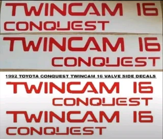 Toyota TwinCam VVTLI stickers decals