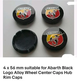 Fiat Arbarth badges emblems