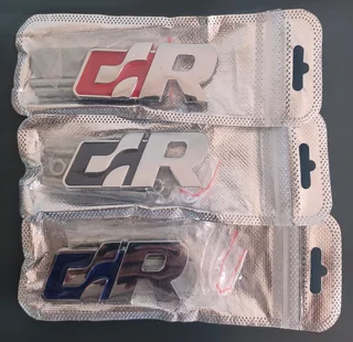 VW R Line badges emblems