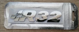 VW R Line badges emblems