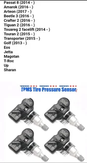 VW Golf TPMS Tyre Pressure sensor units