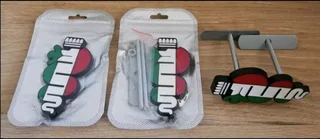 Alfa Romeo Quadrifoglio triangle badges emblems