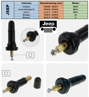 Jeep replacement TPMS valve stems