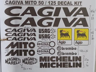 2001 Cagiva Mito 125 stickers decals kits