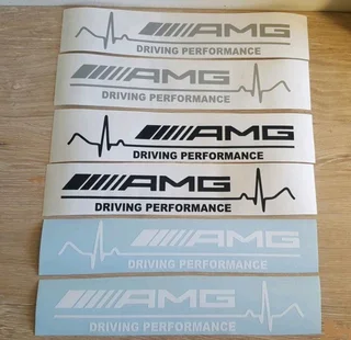Mercedes AMG emblems badges decals