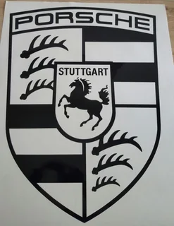 Porsche decals vinyl cut stickers