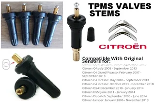 Citroën wheel TPMS tyre valve stems