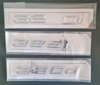 BMW boot number badges emblems