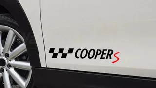 Mini Cooper S badges emblems decals stickers