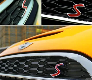 Mini Cooper S badges emblems decals stickers