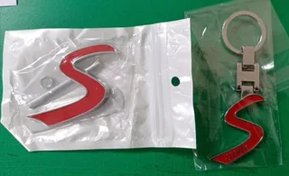 Mini Cooper S badges emblems decals stickers