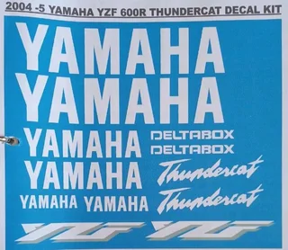 Yamaha YZF 600R Thundercat stickers decals sets