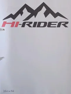 Ranger Hi Rider stickers decals vinyl graphics