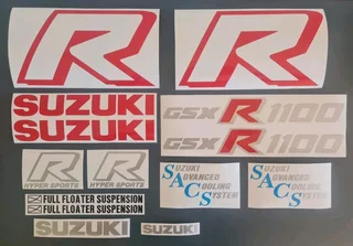 1985 GSXR 750 / 1100 decals stickers sets