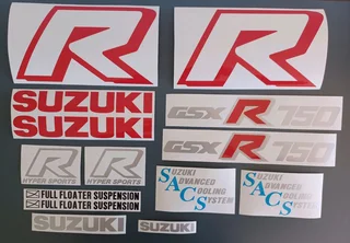 1985 GSXR 750 / 1100 decals stickers sets