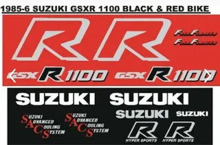 1985 GSXR 750 / 1100 decals stickers sets