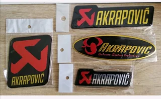 Aluminium heat resistant exhaust badges emblems