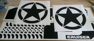 FJ Cruiser badges emblems decals stickers