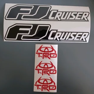 FJ Cruiser badges emblems decals stickers