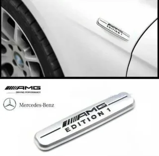 Mercedes AMG Edition 1 badges emblems