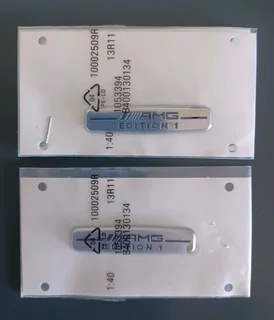 AMG Edition 1 emblems badges