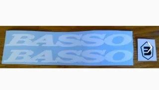 Basso vinyl cut decals stickers kits