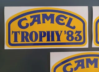 Camel Trophy Land Rover decals atickers