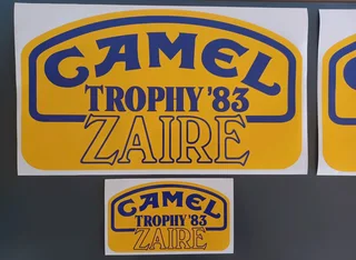 Camel Trophy Land Rover decals atickers