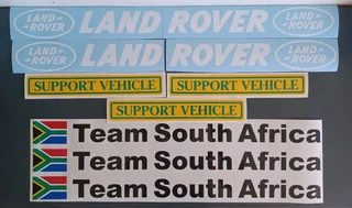 Camel Trophy Land Rover decals atickers