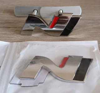 Hyundai N &amp; N Line metal badges emblems stickers