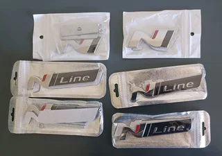 Hyundai N & N Line metal badges emblems stickers