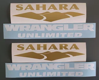 Wrangler Unlimited JK Jeep fender decals stickers