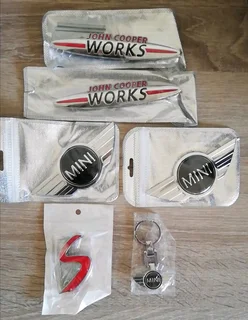 Mini cooper / JCW wheel centre caps badges