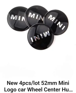 Mini cooper / JCW wheel centre caps badges