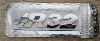 VW R Line emblems badges stickers