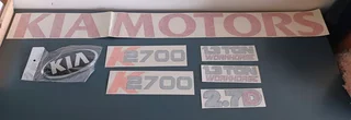 Latest KIA K2700 front badge emblems