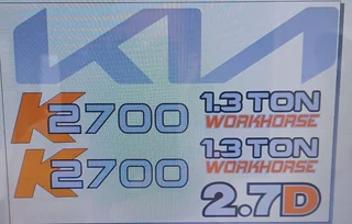 Latest KIA K2700 front badge emblems