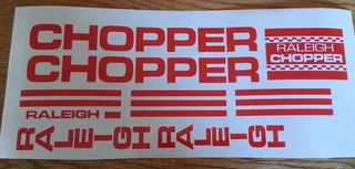 Raleigh Chopper MK1 &amp; MK2 stickers decals kits