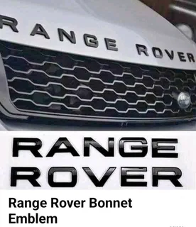 Range Rover Autobiography badges emblems