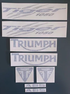 2007 Triumph Tiger 1050 stickers / vinyl cut decals