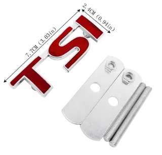 VW TSI badges emblems keyrings