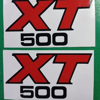 1981 Yamaha XT 500 side panel decals stickers