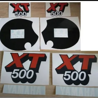 1981 Yamaha XT 500 side panel decals stickers